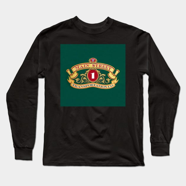 Main street transportation company WDW Long Sleeve T-Shirt by dltphoto